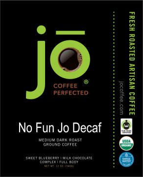 No Fun Jo Decaf - 12 oz. Ground (Auto Drip Grind)